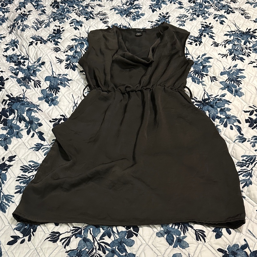 Timing Black Sleeveless Mini Dress Women’s Size Small Elegant Classy Casual Y2K